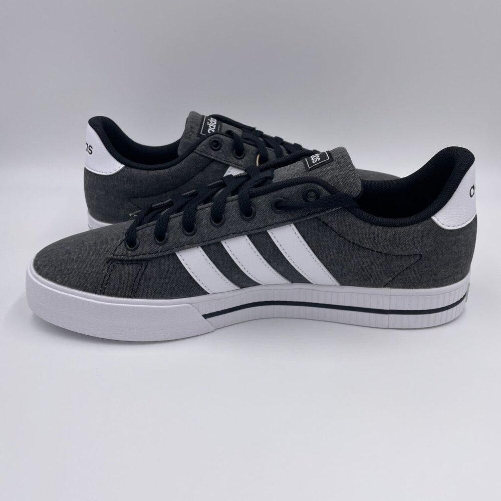 adidas Daily 3.0 Black / White Men's Shoes - Picture 2 of 8